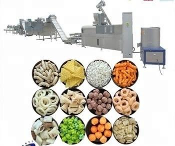 Componentes essenciais Bomba Industrial Fully Automática farinha de milho Puff Snacks extrusora de alimentos