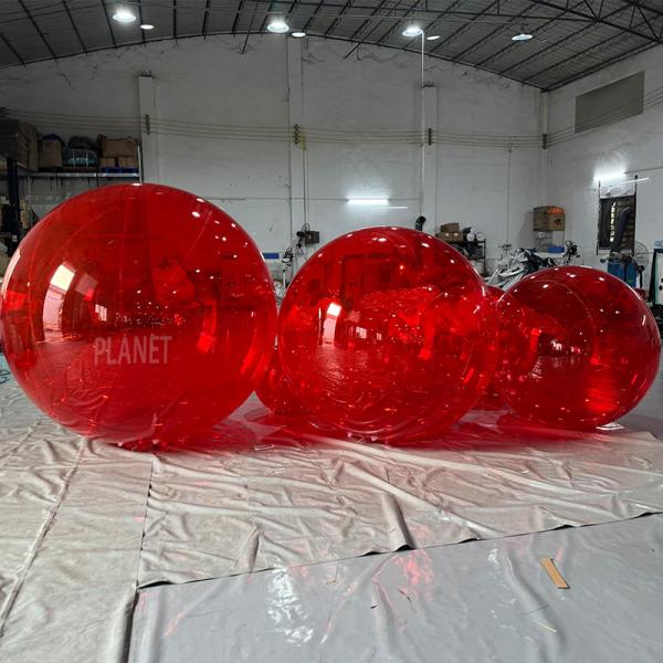 Горячая продажа Гигант воздухонепроницаемый надувный прозрачный воздушный шар надувный PVC водяной шар для декорации вечеринки