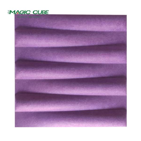 Polyester Fiber Soundproof 3D Wall Panels For Bass Insulation And Padding
