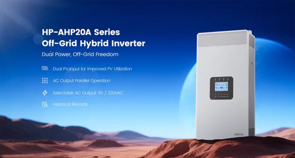 Onduleur solaire hors réseau domestique HP-AHP20A 3KW 3.5KW 3500W Onduleur solaire à onde sinusoïdale pure haute fréquence avec option WiFi