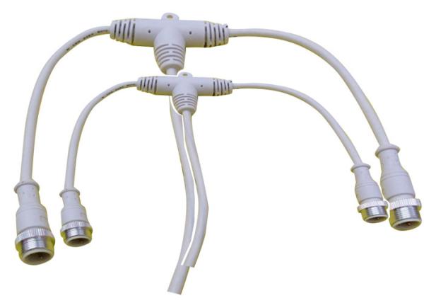 T Type 10A 2 Pins 400mm Waterproof Cable Wire