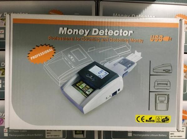 2 in 1 Mini Counterfeit money Dollar Bill Detector US Euro Pound Fake Currency