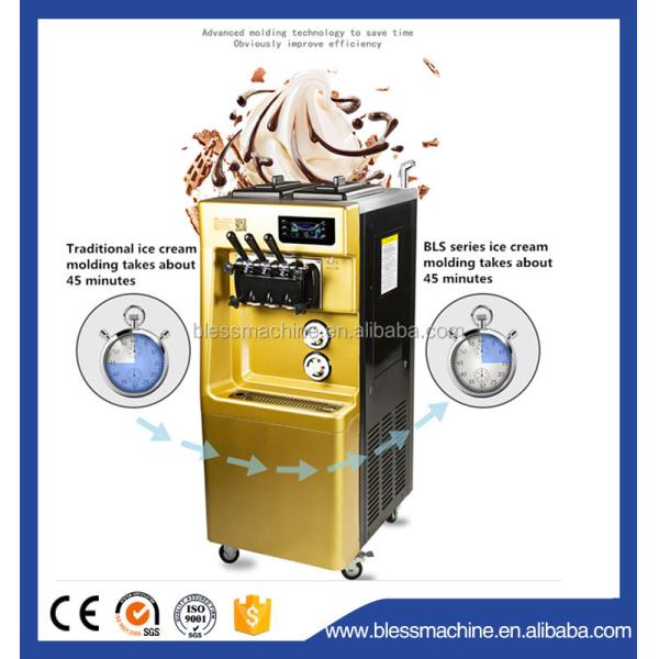 3flavor and 1 mix soft serve ice cream machine the perfect solution for your business