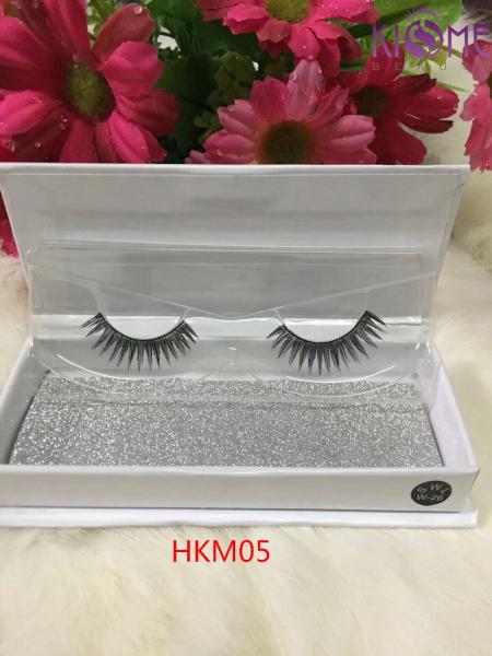 Cruelty Free Soft Human Hair Lashes Reusable Up To 20 Times Custom Packaging