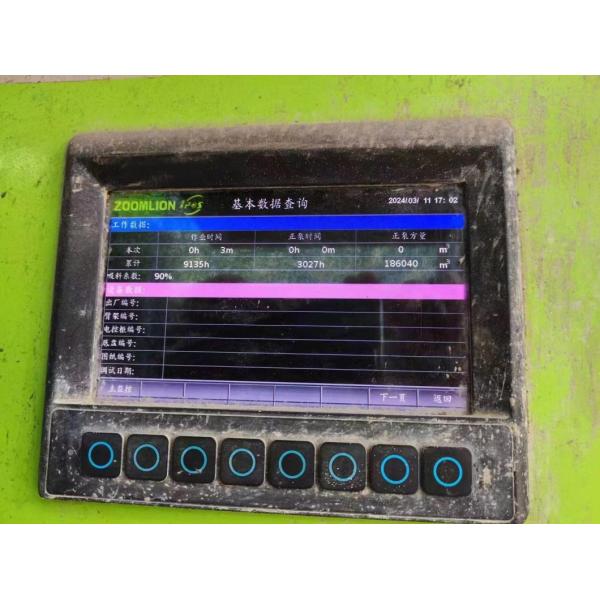 2018 Mercedes châssis Zoomlion pompe à béton avec 56m portée verticale installée