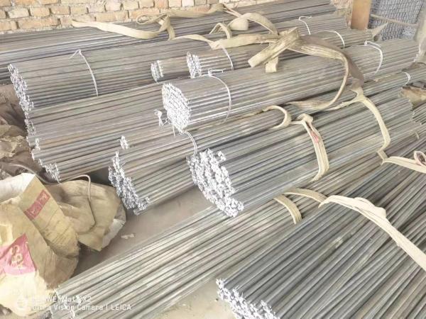 High Strength HDG Galvanised Coal Boiler Parts Round Grate Pin Bars Rustproof