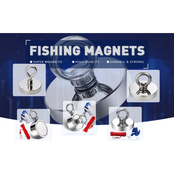 Винтовой размер M10 Мощный одноличный рыболовный магнит Сверхсильный Магнитный рыболовный набор Постоянный