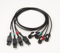 Leadwires ECG de la seguridad de Radiotransluent del conector de CLIP de la HIEDRA 3150 de GE