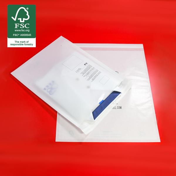 Custom Eco-friendly Biodegradable White Glassine Paper Bags Wholesale