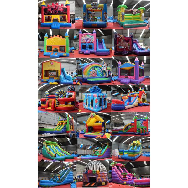 Special Occasion Inflatable Kids Slide 17FT H Inflatable Water Slide for Shopping Mall