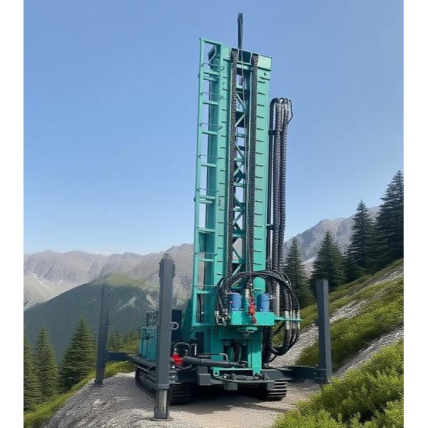 8900N.M Torque  Deep Well Drilling Machine For Mountainous Areas