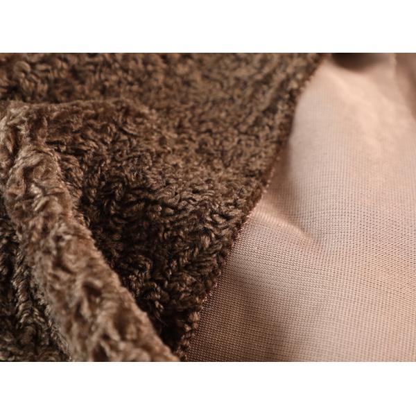 Solid Color Faux Sherpa Fleece Fabric Teddy Bear 300gsm Outdoor Coat Warm