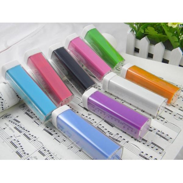 Lipstick Power Bank with 2,600mAh Capacity