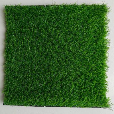 Grama artificial híbrida não tóxica de 25 mm resistente à abrasão