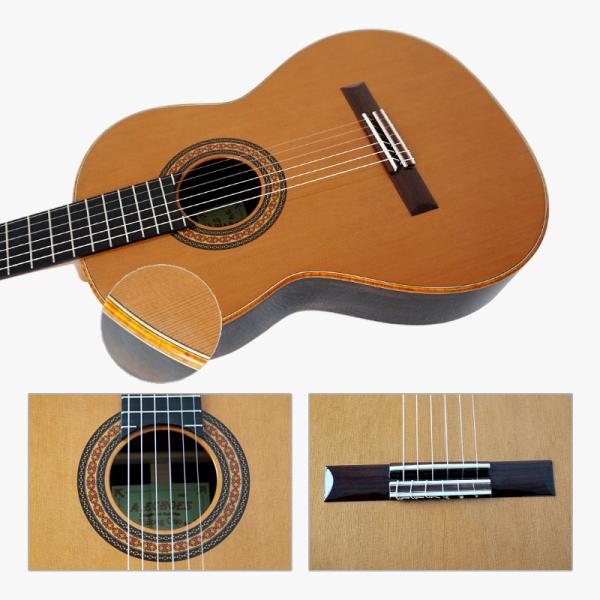 Yulong Guo A-Echoes Brand All Solid Nomex Double Top nylon string Classic Guitar