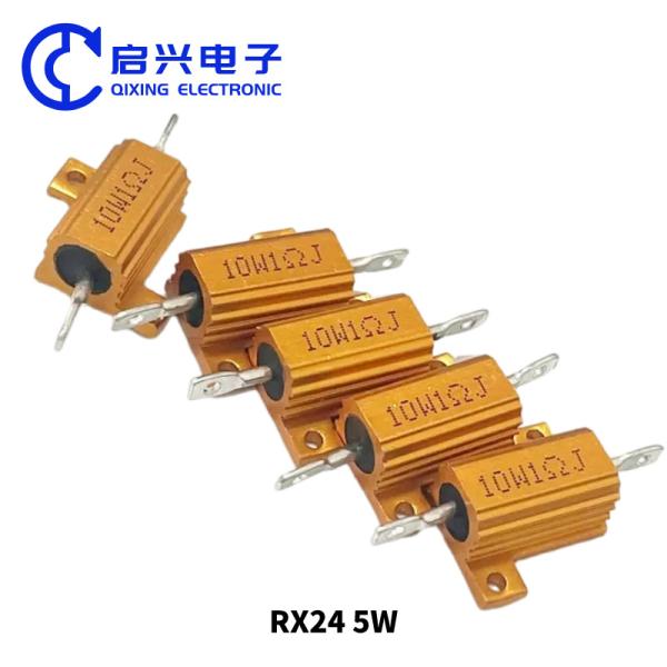 RXG24 Wirewound Resistor 10W 12ohm Gold Aluminium Shell Resistor
