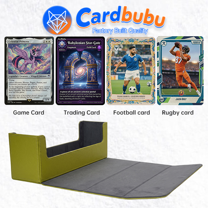 Trading Card Double Deck Box 12.28in Storage Mtg Magnetic Deck Box