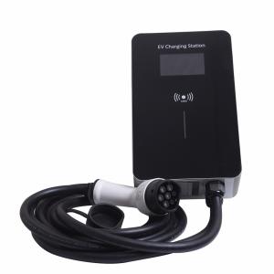16A 400V 11kW E Car Charging Station Electric Car Plug In Stations With RFID