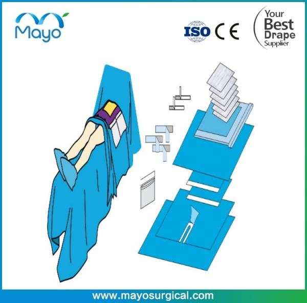 Cardiology Procedure Pack Cardiovascular Drape Pack with Drape
