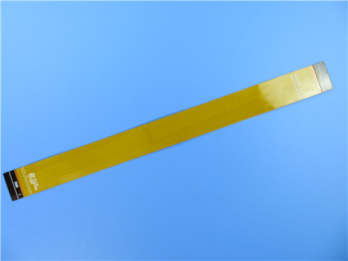 Dual Layer Flexible Printed Circuit Board on Polyimide With Yellow Mask and PI Stiffener for  Thin-film Switch