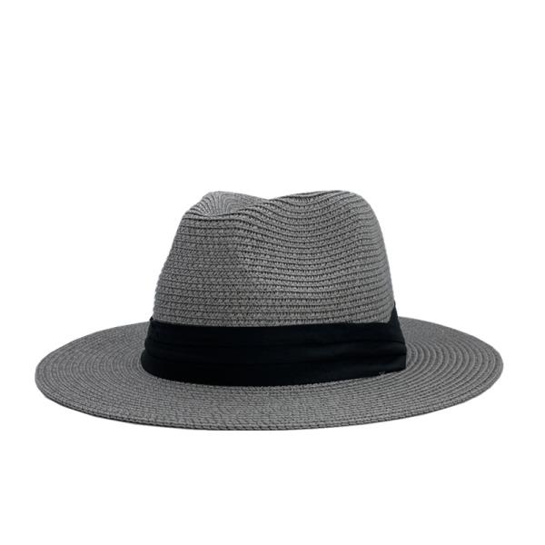 Sun Protection Beach Hat Panama Straw Material Adult Size 56-58cm Ideal for Men and Women