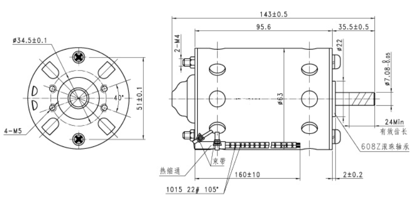 мотор постоянного магнита DC 220V 100W почищенный щеткой для подъемной тяги ворот Enterance