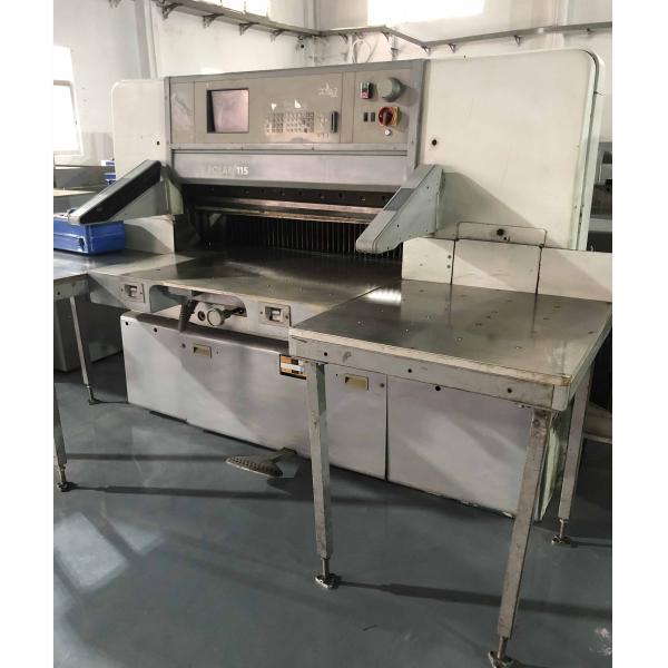 Высокопроизводительная компьютеризированная полярная 115 см бумажная гильотиновая программирующая бумажная режущая машина