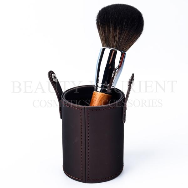 Metal Ferrule Fluffy Powder Makeup Brush Original FSC Wooden Handle