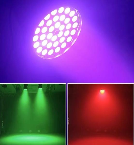 80 Ra Color Rendering Index Stage Lighting 36x10W RGBW 4-in-1 Zoom Wash Moving Head Light