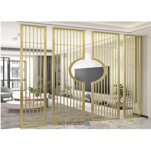 316 Stainless Steel Room Divider Decorative Screens 8k Mirror Finish