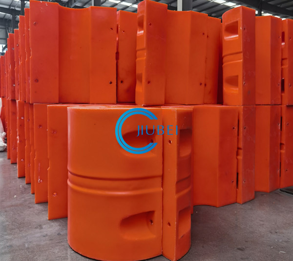 8mm Shell Rotational Molding Dredge Floater Foam Filled MDPE Floater Customized Request