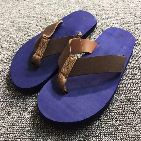 Soft Sole PU Men's Summer Flip Flops Size 40-45 Mens Pu Slippers
