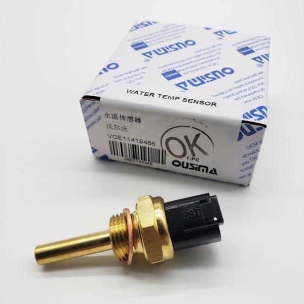 OUSIMA VOE11419486 Water Temperature Sensor For Excavator EC480DL Diesel Engine Parts