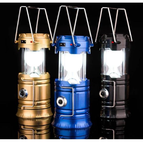 Camping Solar Handle Fan Lamp, Camping Lantern for Power Outages: 3000mAh Solar Rechargeable Lantern