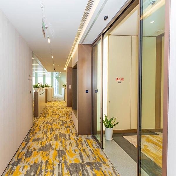 5mm 6mm 10mm Double Glass Partition With Polished Frame Silver