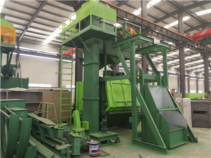 чистка Multi Workpiece взрывая машины съемки 2t/H Tumblast смешанная