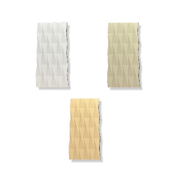 Stylish PU Decorative Wall Panel Geometrical Component Cladding Molding For Feature Wall