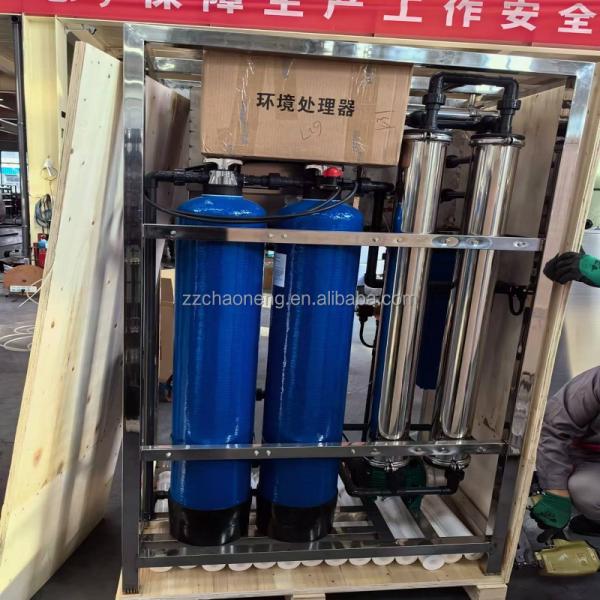 1500l/h Auto Cleaning Reverse Osmosis Water Purification System Water Treatment Machinery With Salt Tank