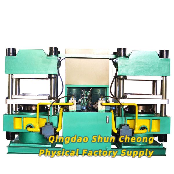 Frame-type Plate Rubber Vulcanizing Press Machine with Temperature Profile Programming and PLC Control System