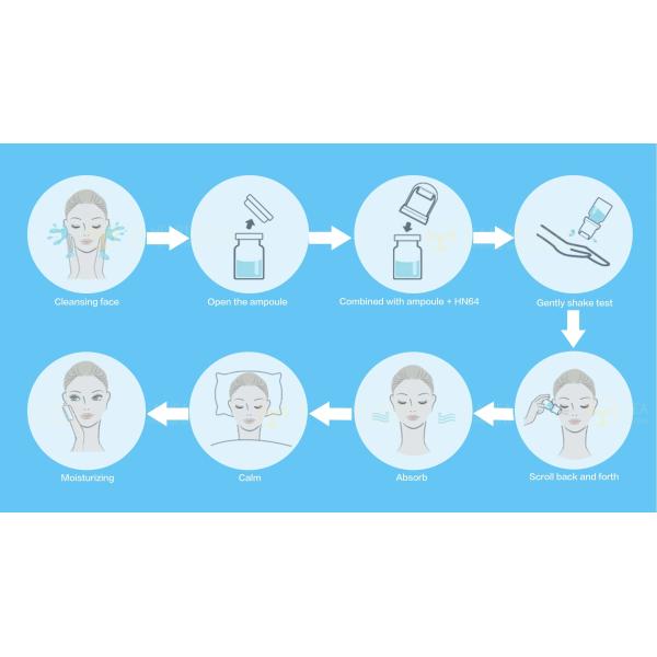 NO Plugs Type Newly Designed 42/150Gold Titanium Microneedle Hydra Stamphydra Roller for Skin Rejuvenation
