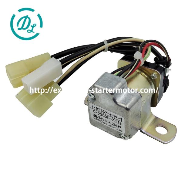 Relais de démarreur Isuzu 24V pour moteur OEM 1-82553039-1 pour pelle SH135X-3B