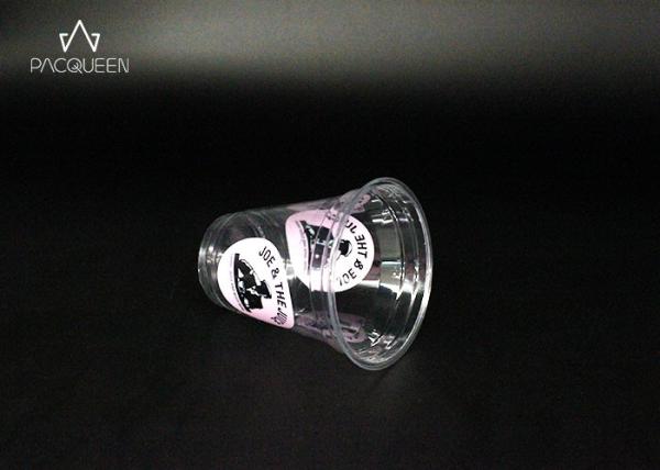 Leak Proof Plastic Smoothie Cups , Bubble Tea Cup Marketing Friendly
