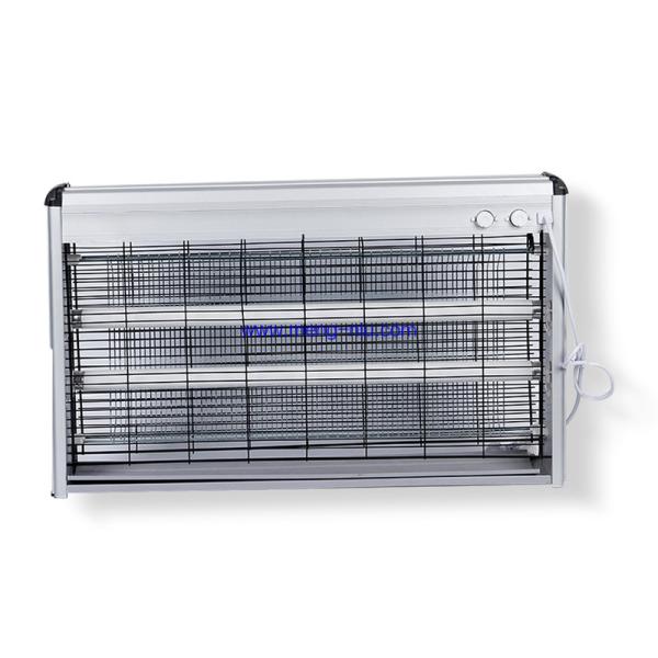 Harmless Electronic Pest Trap Anti Mosquito Flies Killer Lamp with Powerful 1900V Grid 30W Bulbs Alu. Frame