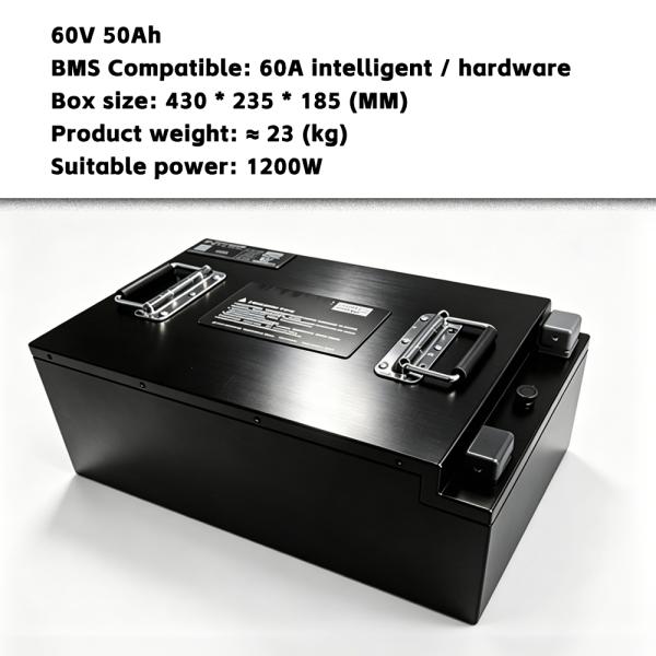 Lithium Iron Phosphate Battery 60V 50Ah Large Single Cell Battery Car Energy Storage Large Capacity Power Supply