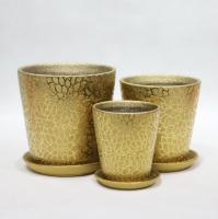 Macetas de cerámica de flores modernas y brillantes, ligeras para bodas y eventos