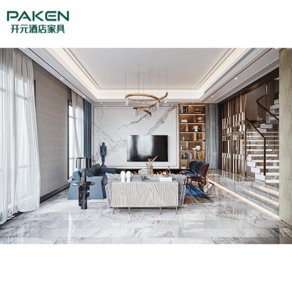 Подгоняйте современную комнату прожития Furniture&Colorful мебели виллы и моду