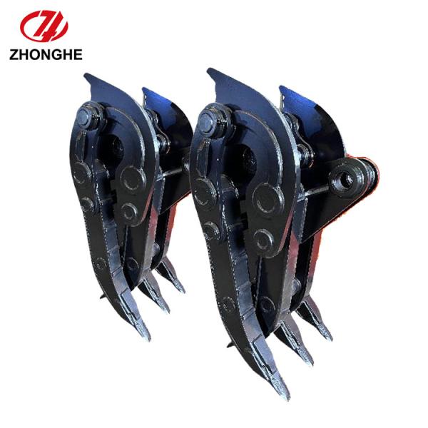 CE Antiwear Mechanical Grab For Excavator ,  Jcb Liebherr Scrap Metal Grab