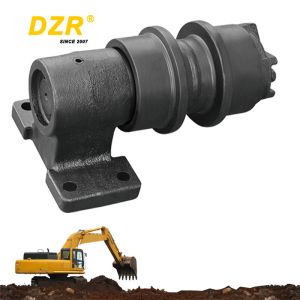 LS2800 Heat Treatment  Excavator Track Top Carrier Roller For Vehicle Undercarriage Parts CNC
