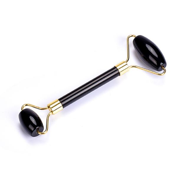 Obsidian Face Jade Rollers Remove Toxins Black Jade Face Massager Slimming Tool