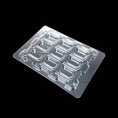 Emballage en ampoules cartonné antistatique en PET transparent sur mesure